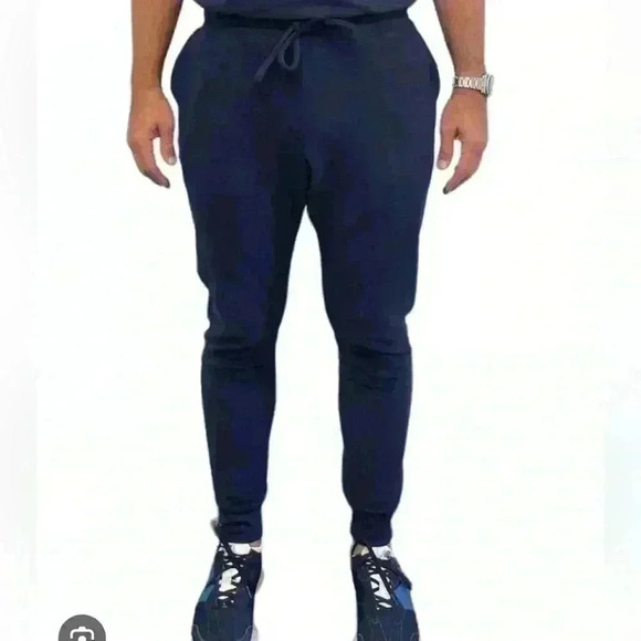 NWOT M Singer Navy Drawstring Traveller Pants - size m - Picture 1 of 5